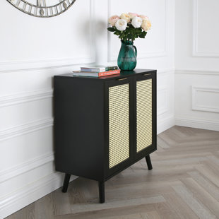 Cane and on sale black cabinet